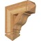 Ekena Millwork Funston Arts & Crafts Rough Sawn Bracket, Western Red Cedar, 6"W x 20"D x 20"H BKT06X20X20FST03RWR - alternate 1